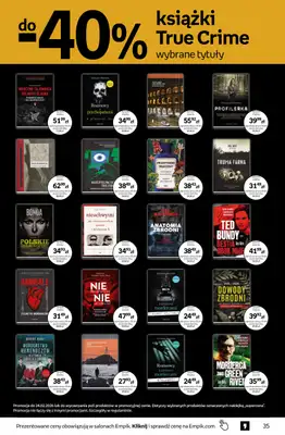BEST SALE - gazetka promocyjna Empik I Tom kultury: książki od środy 11.02 do wtorku 24.02 - strona 35