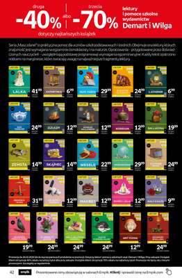 BEST SALE - gazetka promocyjna Empik I Tom kultury: książki od środy 11.02 do wtorku 24.02 - strona 42