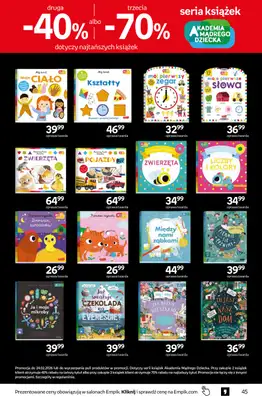 BEST SALE - gazetka promocyjna Empik I Tom kultury: książki od środy 11.02 do wtorku 24.02 - strona 45