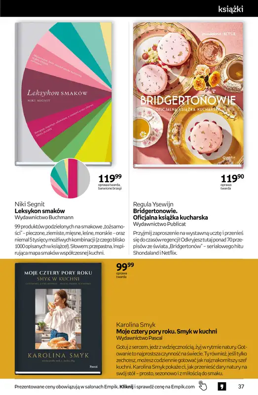 BEST SALE - gazetka promocyjna Empik I Tom kultury: książki od środy 11.02 do wtorku 24.02 - strona 37