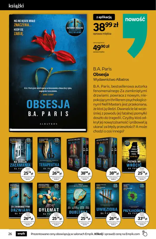 BEST SALE - gazetka promocyjna Empik I Tom kultury: książki od środy 11.02 do wtorku 24.02 - strona 26