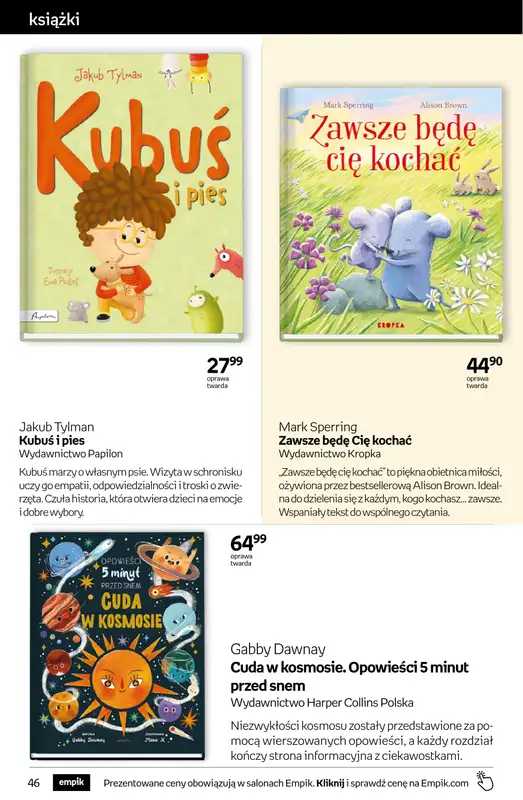 BEST SALE - gazetka promocyjna Empik I Tom kultury: książki od środy 11.02 do wtorku 24.02 - strona 46