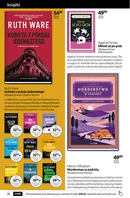 BEST SALE - gazetka promocyjna Empik I Tom kultury: książki od środy 11.02 do wtorku 24.02 - strona 28