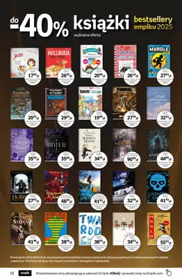 BEST SALE - gazetka promocyjna Empik I Tom kultury: książki od środy 11.02 do wtorku 24.02 - strona 10