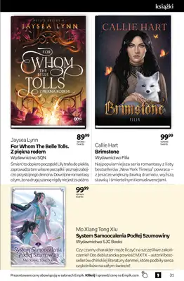 BEST SALE - gazetka promocyjna Empik I Tom kultury: książki od środy 11.02 do wtorku 24.02 - strona 31