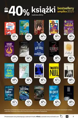 BEST SALE - gazetka promocyjna Empik I Tom kultury: książki od środy 11.02 do wtorku 24.02 - strona 9