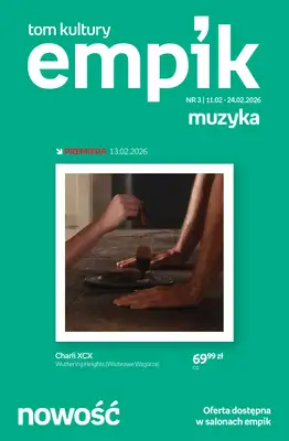 BEST SALE - gazetka promocyjna Empik I Tom kultury: muzyka od środy 11.02 do wtorku 24.02