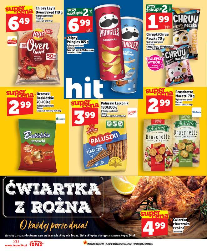 TOPAZ - gazetka promocyjna Superceny w nowej gazetce od czwartku, 19.02. od czwartku 19.02 do środy 25.02 - strona 20