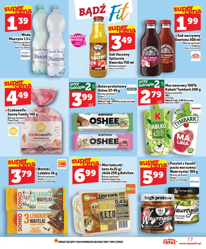 TOPAZ - gazetka promocyjna Superceny w nowej gazetce od czwartku, 19.02. od czwartku 19.02 do środy 25.02 - strona 17
