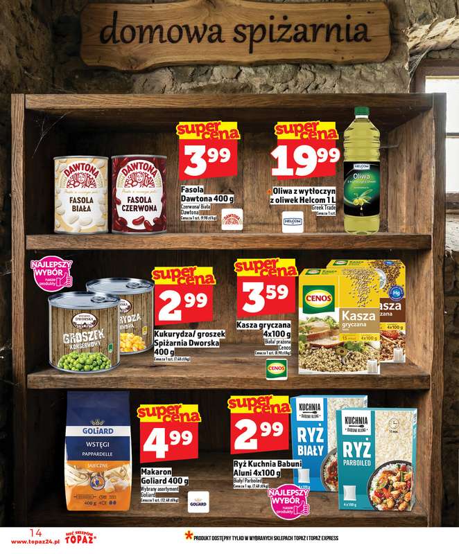 TOPAZ - gazetka promocyjna Superceny w nowej gazetce od czwartku, 19.02. od czwartku 19.02 do środy 25.02 - strona 14