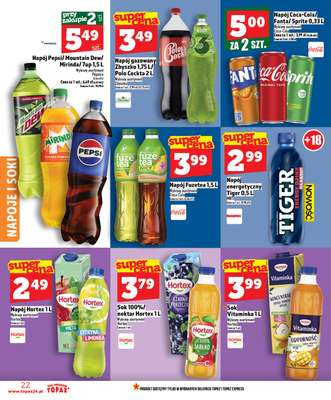 TOPAZ - gazetka promocyjna Superceny w nowej gazetce od czwartku, 19.02. od czwartku 19.02 do środy 25.02 - strona 22