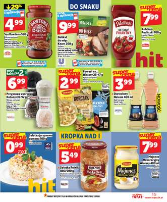 TOPAZ - gazetka promocyjna Superceny w nowej gazetce od czwartku, 19.02. od czwartku 19.02 do środy 25.02 - strona 15