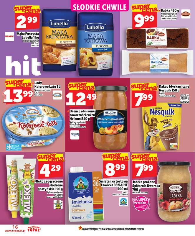 TOPAZ - gazetka promocyjna Superceny w nowej gazetce od czwartku, 19.02. od czwartku 19.02 do środy 25.02 - strona 16