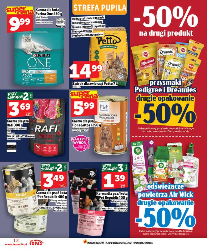 TOPAZ - gazetka promocyjna Superceny w nowej gazetce od czwartku, 19.02. od czwartku 19.02 do środy 25.02 - strona 12