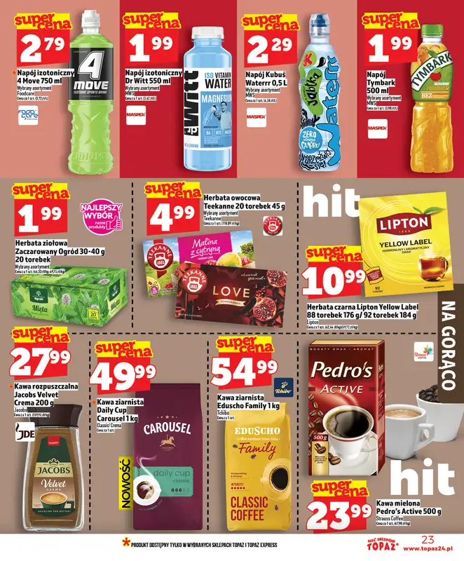 TOPAZ - gazetka promocyjna Superceny w nowej gazetce od czwartku, 19.02. od czwartku 19.02 do środy 25.02 - strona 23