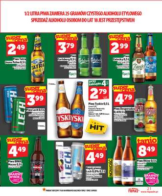 TOPAZ - gazetka promocyjna Superceny w nowej gazetce od czwartku, 19.02. od czwartku 19.02 do środy 25.02 - strona 21