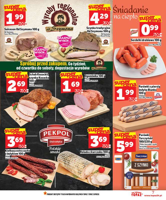 TOPAZ - gazetka promocyjna Superceny w nowej gazetce od czwartku, 19.02. od czwartku 19.02 do środy 25.02 - strona 7