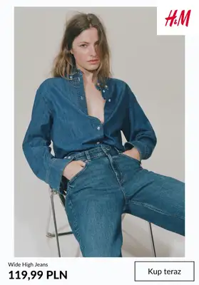 H&M - gazetka promocyjna Damskie JEANSY od środy 11.02  - strona 7