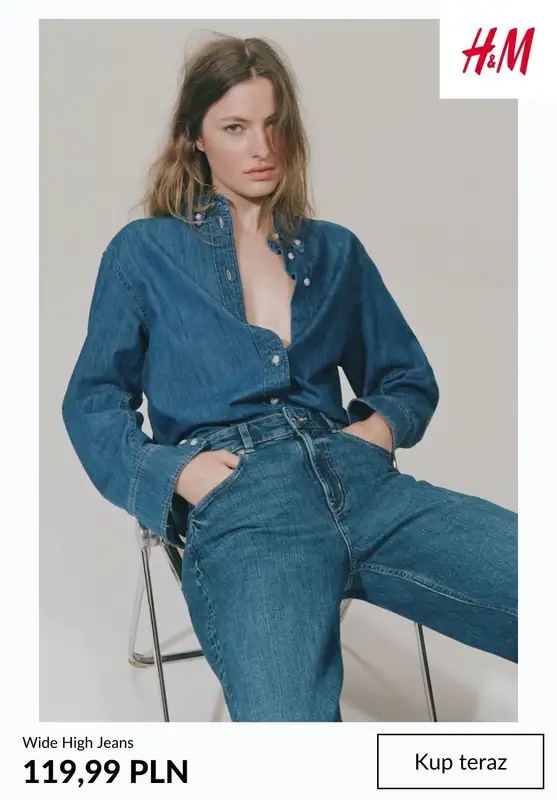 H&M - gazetka promocyjna Damskie JEANSY od środy 11.02  - strona 7