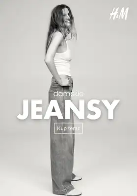 H&M - gazetka promocyjna Damskie JEANSY od środy 11.02 