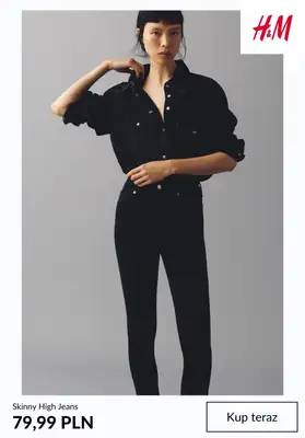 H&M - gazetka promocyjna Damskie JEANSY od środy 11.02  - strona 2