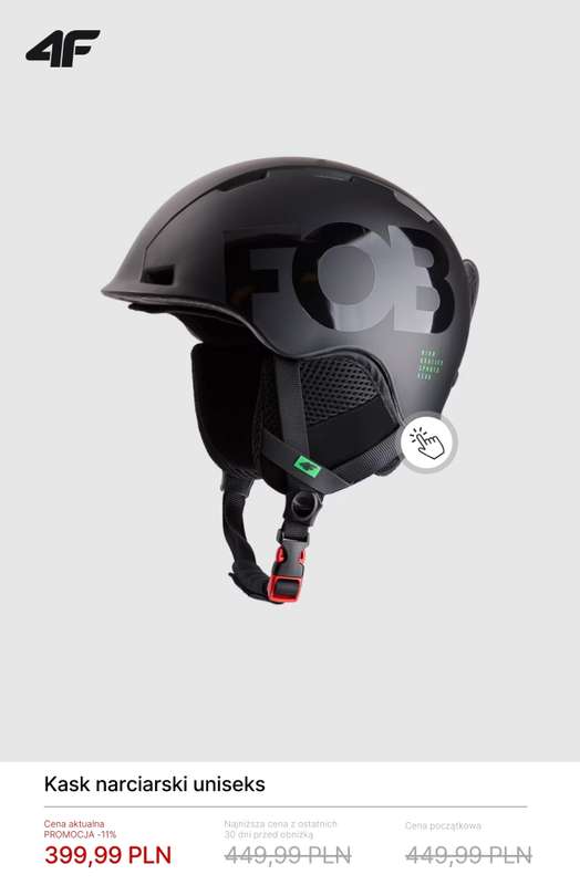 4F - gazetka promocyjna Akcesoria narciarskie od środy 11.02  - strona 5