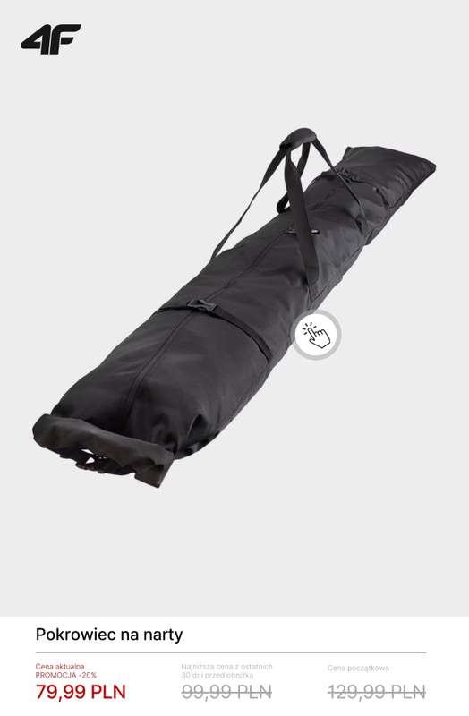 4F - gazetka promocyjna Akcesoria narciarskie od środy 11.02  - strona 6