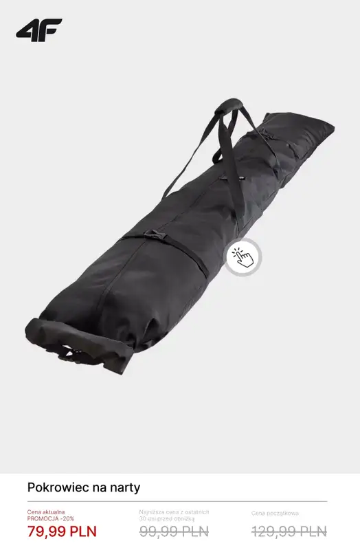 4F - gazetka promocyjna Akcesoria narciarskie od środy 11.02  - strona 6
