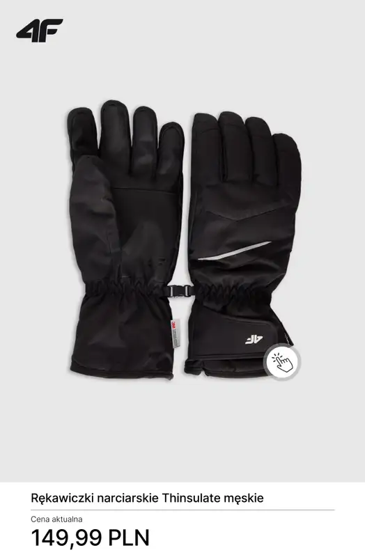 4F - gazetka promocyjna Akcesoria narciarskie od środy 11.02  - strona 9
