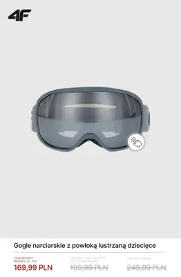 4F - gazetka promocyjna Akcesoria narciarskie od środy 11.02  - strona 11