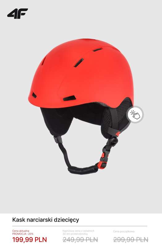 4F - gazetka promocyjna Akcesoria narciarskie od środy 11.02  - strona 10