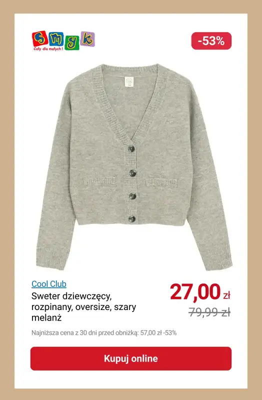 Smyk - gazetka promocyjna Dodatkowe -25% na ubrania i buty od środy 11.02 do poniedziałku 16.02 - strona 5