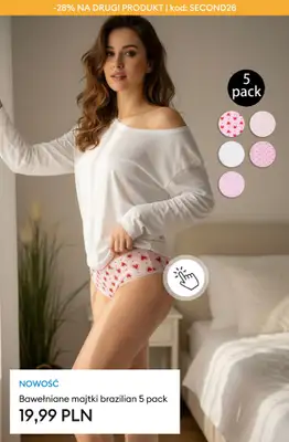 Sinsay - gazetka promocyjna -28% z kodem na na drugi, tańszy, nieprzeceniony produkt od środy 11.02  - strona 5