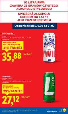 Lidl - gazetka promocyjna Oferta od poniedziałku od poniedziałku 09.02 do środy 11.02 - strona 11