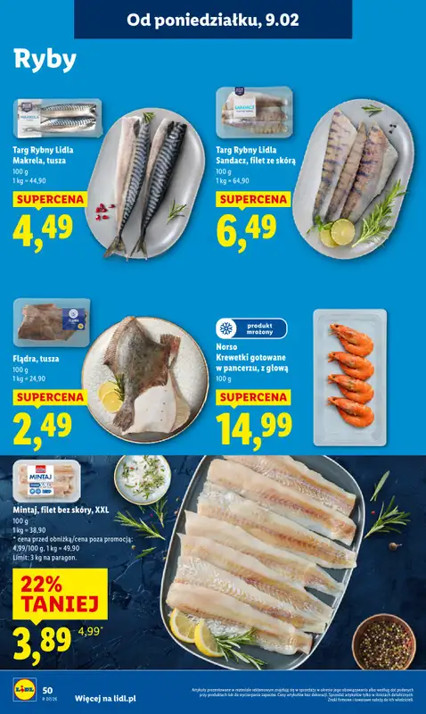 Lidl - gazetka promocyjna Oferta od poniedziałku od poniedziałku 09.02 do środy 11.02 - strona 50