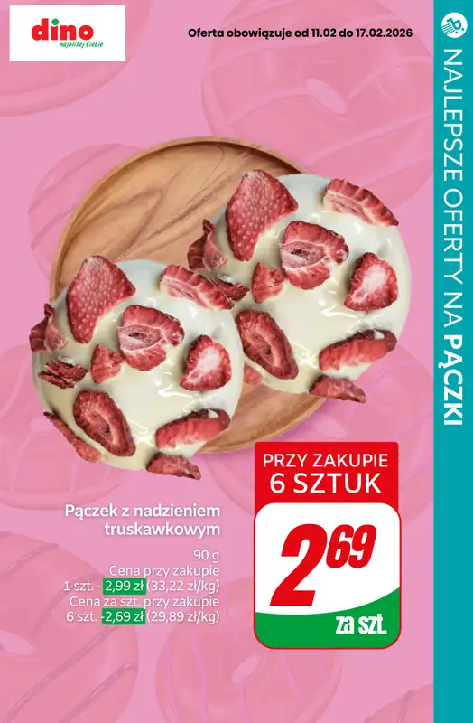 BEST SALE - gazetka promocyjna Najlepsze oferty na PĄCZKI! od środy 11.02 do czwartku 12.02 - strona 6