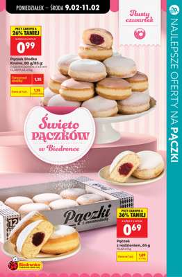 BEST SALE - gazetka promocyjna Najlepsze oferty na PĄCZKI! od środy 11.02 do czwartku 12.02 - strona 13