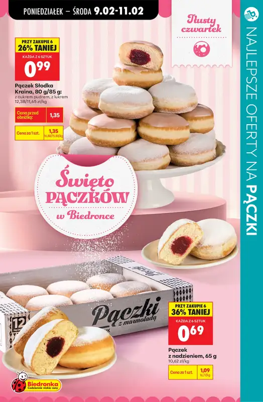 BEST SALE - gazetka promocyjna Najlepsze oferty na PĄCZKI! od środy 11.02 do czwartku 12.02 - strona 13
