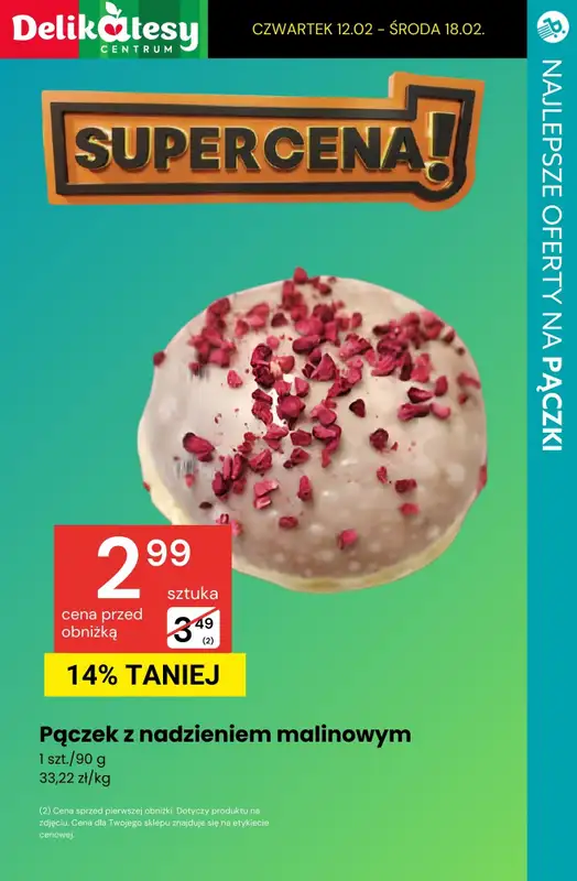 BEST SALE - gazetka promocyjna Najlepsze oferty na PĄCZKI! od środy 11.02 do czwartku 12.02 - strona 15