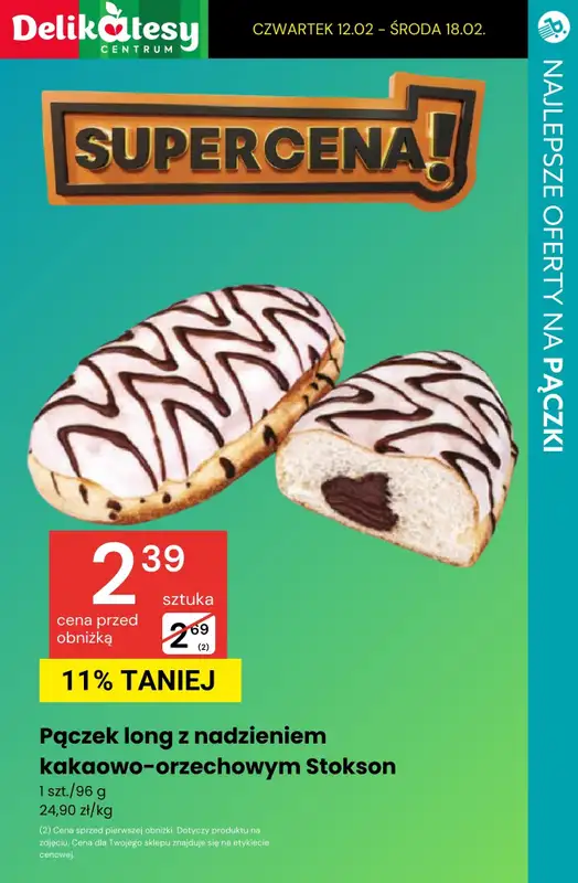 BEST SALE - gazetka promocyjna Najlepsze oferty na PĄCZKI! od środy 11.02 do czwartku 12.02 - strona 10