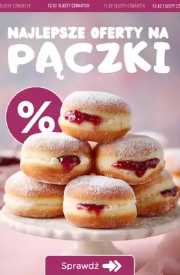 BEST SALE - gazetka promocyjna Najlepsze oferty na PĄCZKI! od środy 11.02 do czwartku 12.02