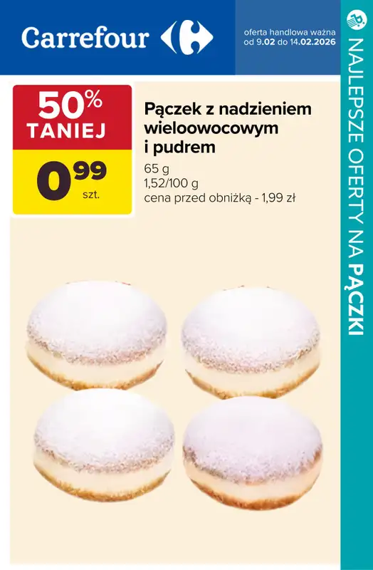 BEST SALE - gazetka promocyjna Najlepsze oferty na PĄCZKI! od środy 11.02 do czwartku 12.02 - strona 3