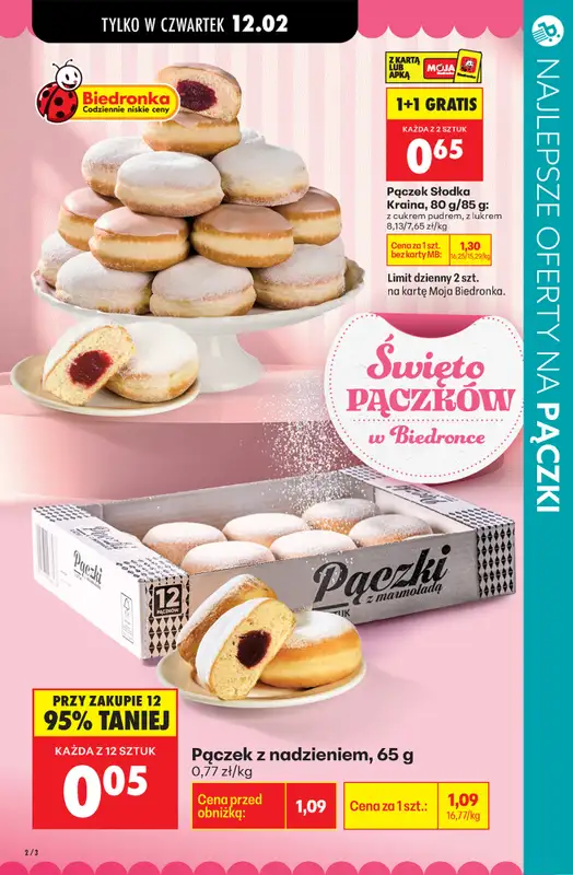 BEST SALE - gazetka promocyjna Najlepsze oferty na PĄCZKI! od środy 11.02 do czwartku 12.02 - strona 5
