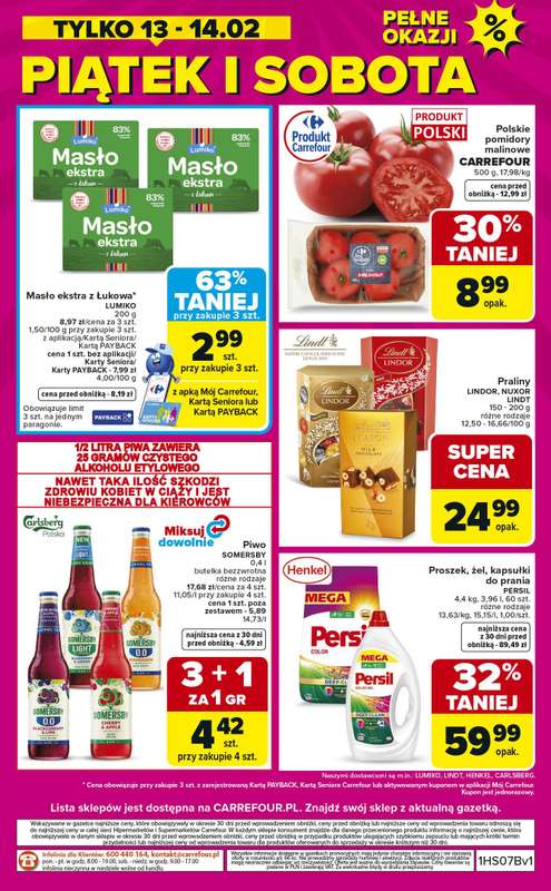 Carrefour - gazetka promocyjna Gazetka Weekend promek już od czwartku od czwartku 12.02 do soboty 14.02 - strona 8