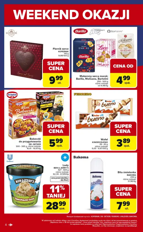 Carrefour - gazetka promocyjna Gazetka Weekend promek już od czwartku od czwartku 12.02 do soboty 14.02 - strona 4