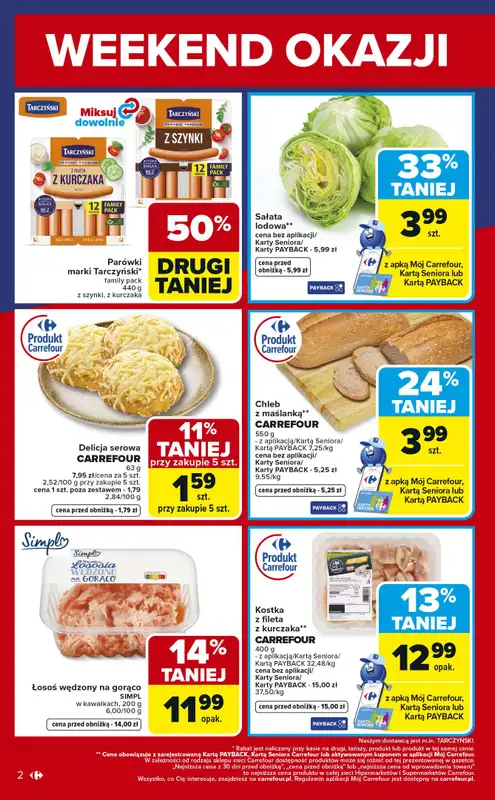 Carrefour - gazetka promocyjna Gazetka Weekend promek już od czwartku od czwartku 12.02 do soboty 14.02 - strona 2