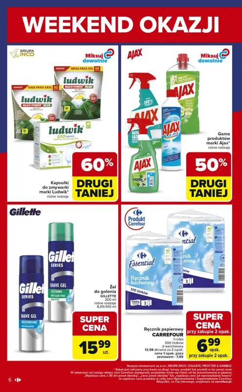 Carrefour Market - gazetka promocyjna Gazetka Weekend promek już od czwartku od czwartku 12.02 do soboty 14.02 - strona 6