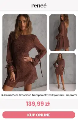 Renee - gazetka promocyjna Trendy: kolor brązowy i niebieski od środy 11.02 do czwartku 19.02 - strona 7