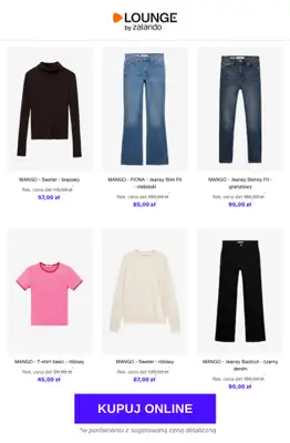 Lounge by Zalando - gazetka promocyjna Do -60% MANGO od środy 11.02 do soboty 14.02 - strona 8