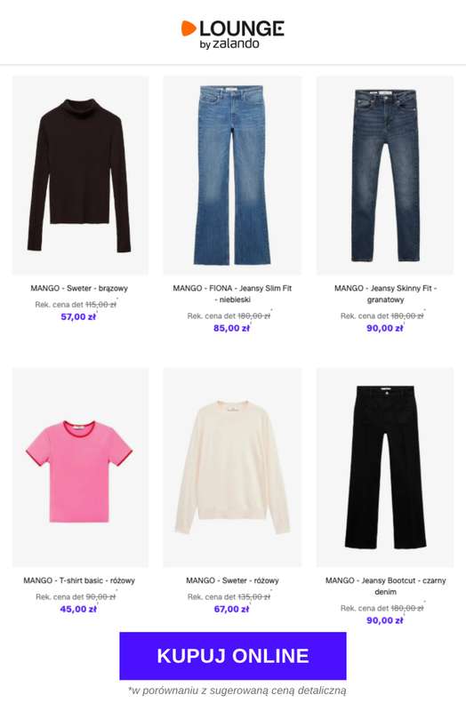 Lounge by Zalando - gazetka promocyjna Do -60% MANGO od środy 11.02 do soboty 14.02 - strona 8
